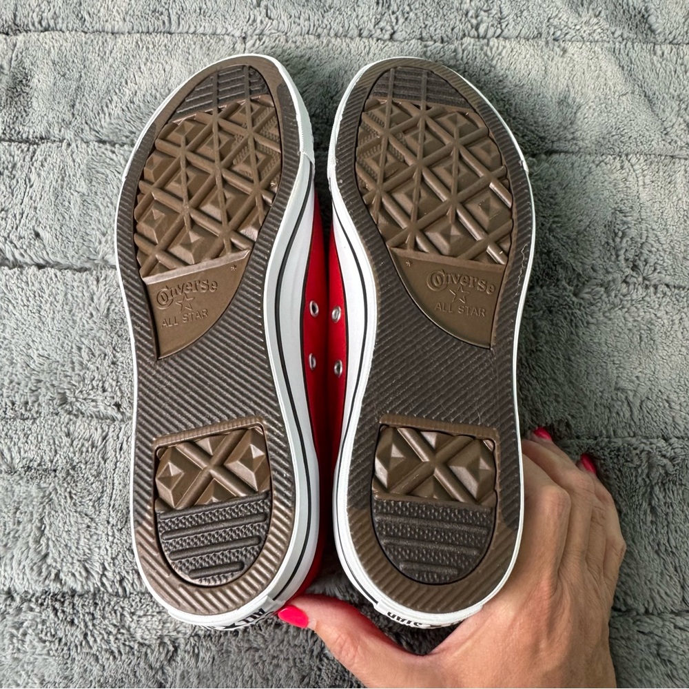 Converse Chuck Taylor All Star Ox Red Unisex Mens M 9.5 Womens W 11.5 NIB M9696 - Picture 7 of 8